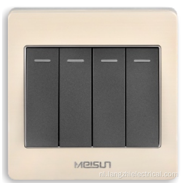 Hot Sale 4 Gang 2 Way Wall Switch